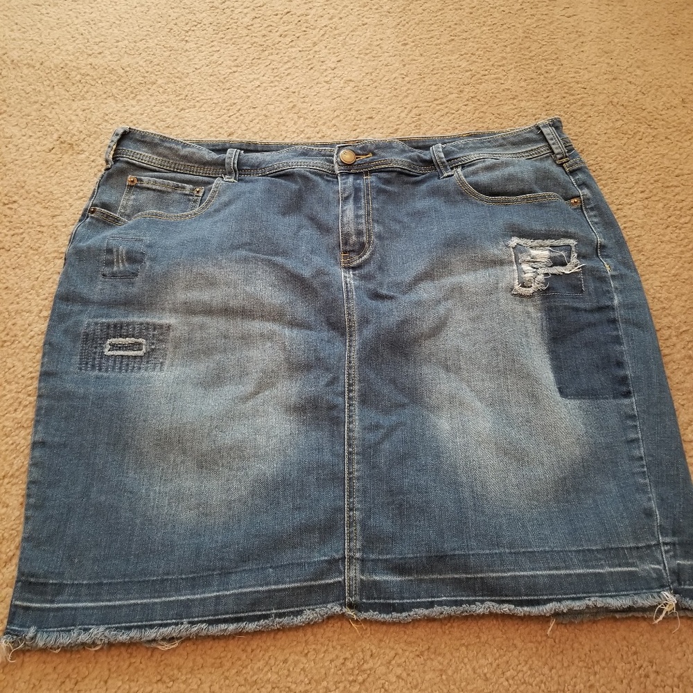 Lane Bryant Denim Skirt